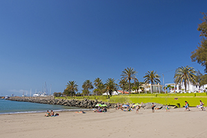 Pasito Blanco beach in south Gran Canaria