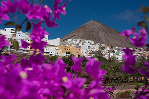 Galdar town in north Gran Canaria