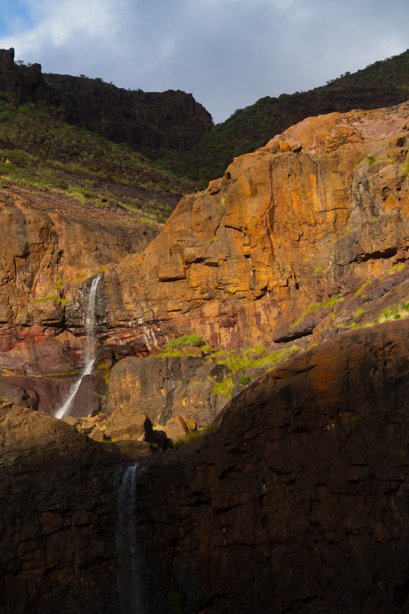 Water flowing in Gran Canaria