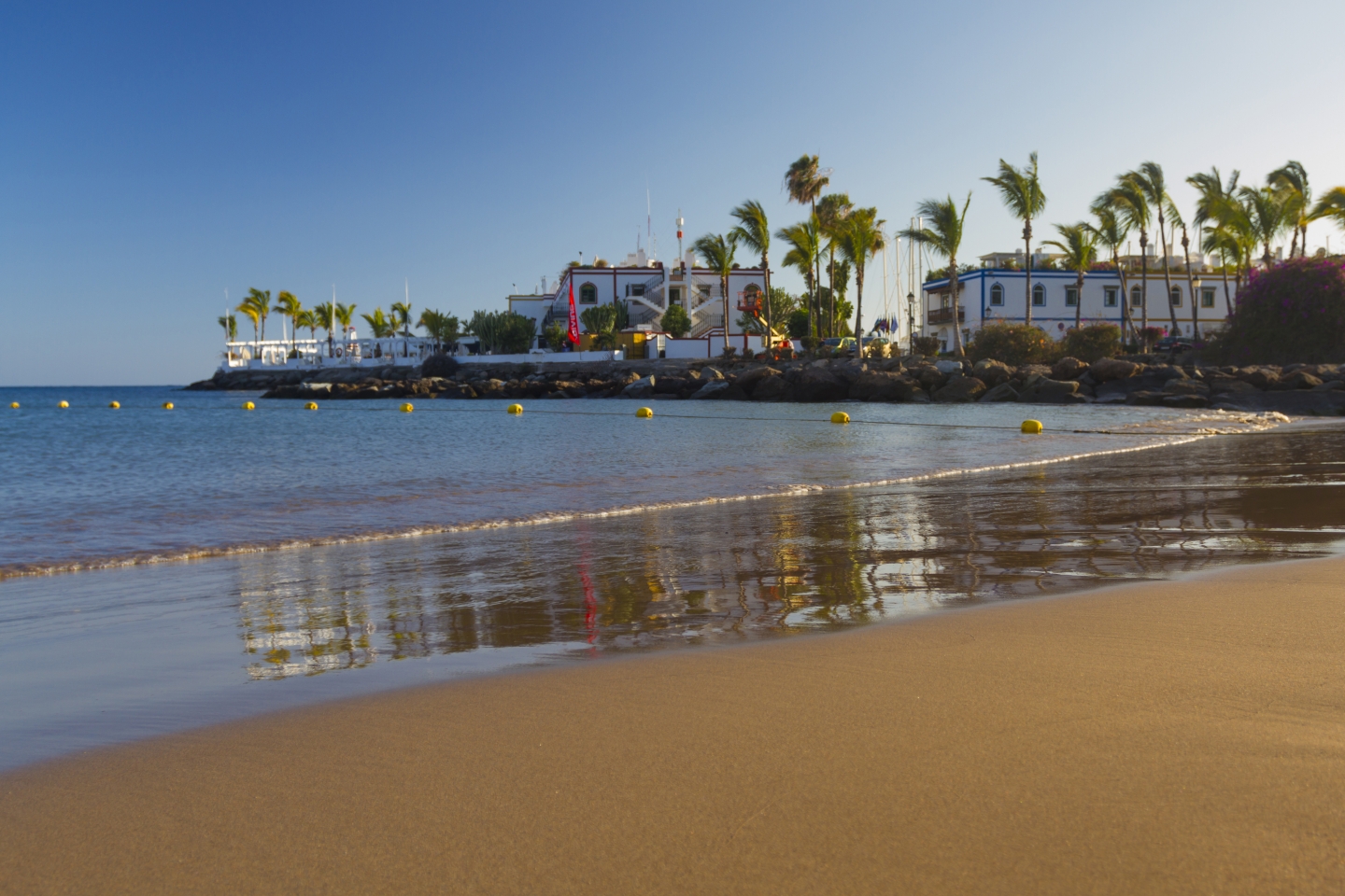 View from Playa de Mogan beach