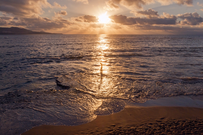 Calima sunset in Gran Canaria