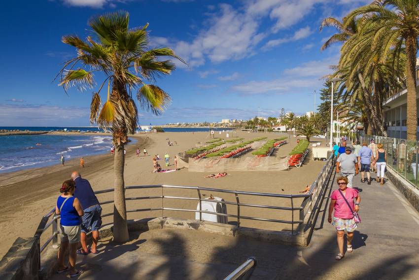 Las Burras beach in south Gran Canaria